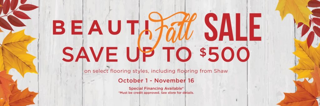 BeautiFALL Sale | A & S Carpet Collection