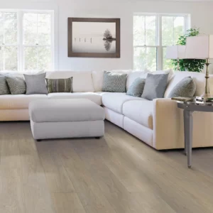 Living Room Hardwood Flooring | A & S Carpet Collection