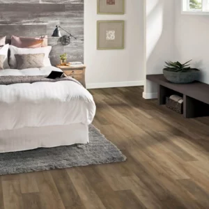Bedroom Luxury Vinyl Flooring | A & S Carpet Collection