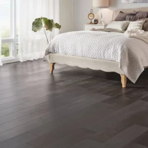Bedroom Hardwood Flooring | A & S Carpet Collection