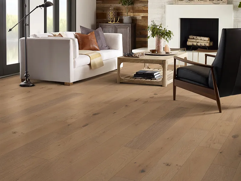 Medium-Oak Medium Colored Oak in Living Room | A & S Carpet Collection